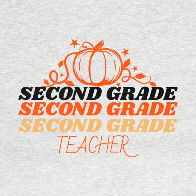 Second Grade Teacher Fall by Mountain Morning Graphics